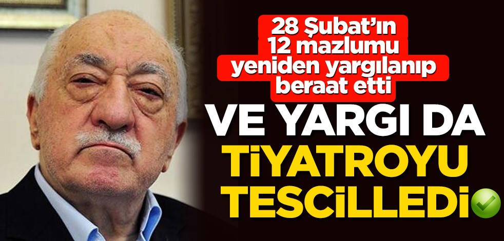 Ve yargı da tiyatroyu tescilledi