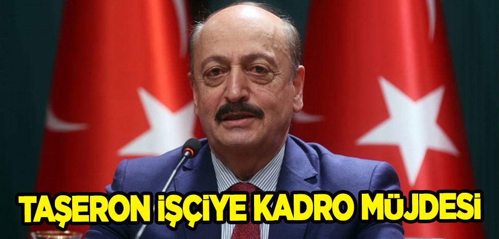 Vedat Bilgin taşeron kadro açıklaması: 90 bin taşeron işçiye kadro müjdesi