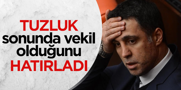 Vekil olduğunu nihayet hatırladı