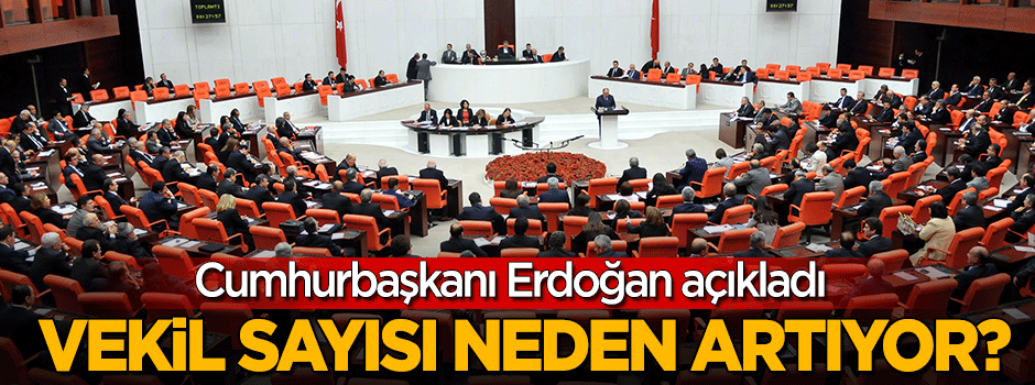Vekil sayısı neden artıyor? Erdoğan açıkladı
