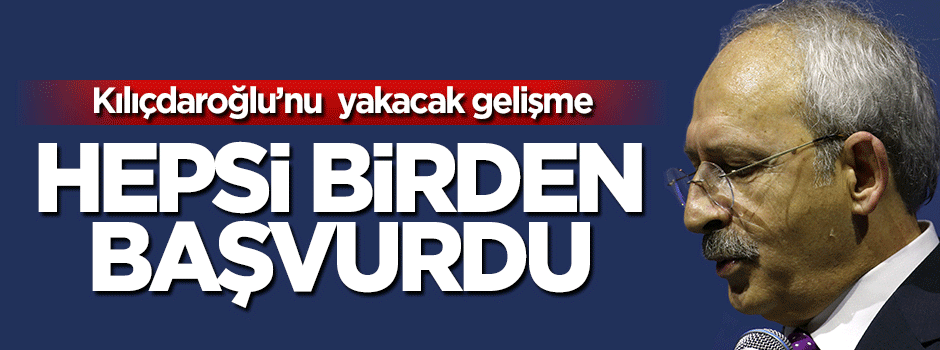 Vekillerden Kemal Kılıçdaroğlu'na suç duyurusu