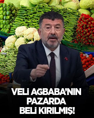 Veli Ağbaba’nın pazarda beli kırılmış!