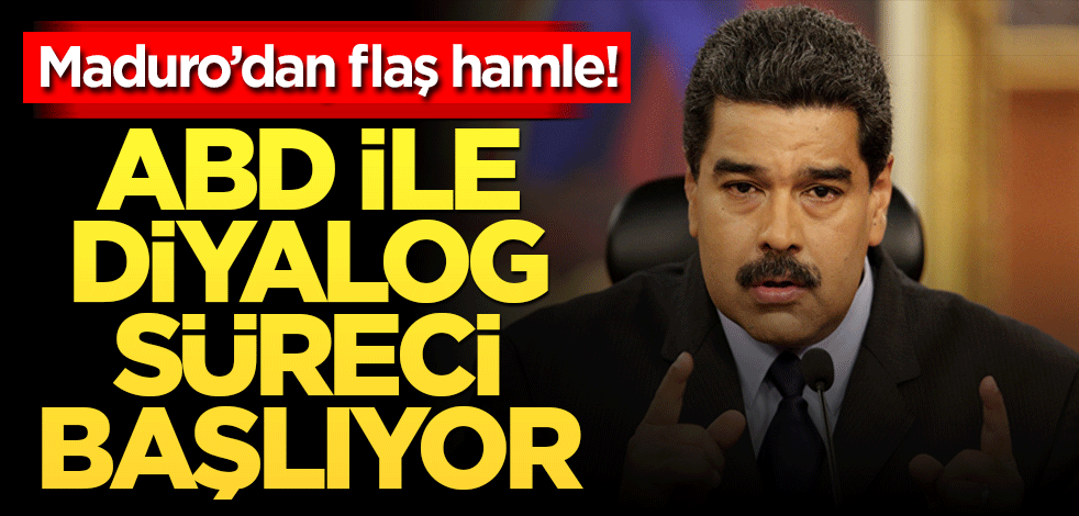 Venezuela Devlet Başkanı Maduro, ABD ile diyalog sürecini yeniden başlatacaklarını belirtti