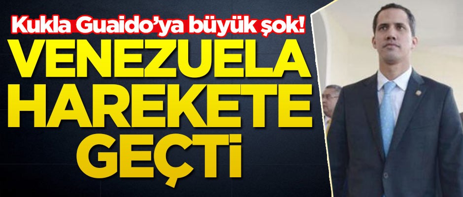 Venezuela harekete geçti! Kukla Guaido'ya büyük şok