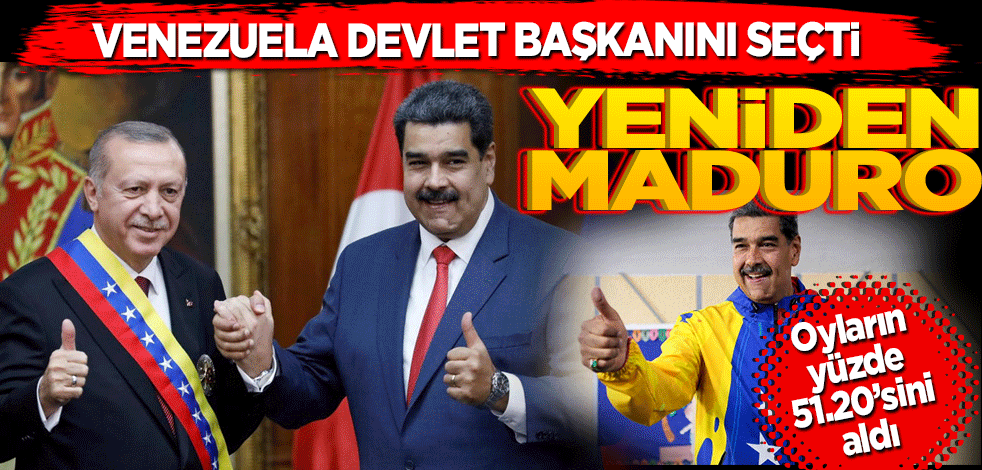 Venezuela seçimini yaptı! Nicolas Maduro kazandı