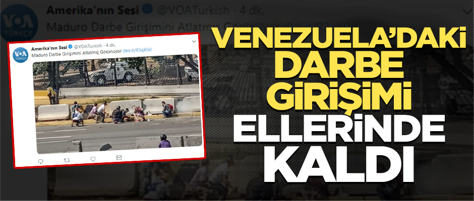 Venezuela'daki darbe girişini başarısız olunca ABD medyası üzüldü