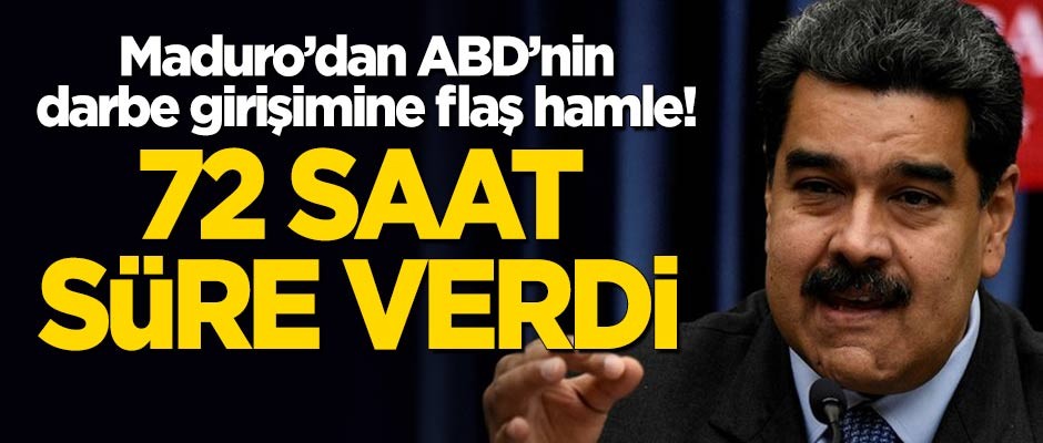 Venezuela'dan flaş ABD kararı! Ülkeyi terk etmeleri istendi