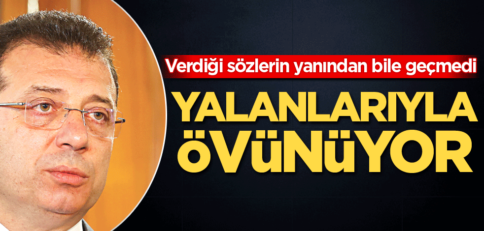 Verdiği sözlerin yanından bile geçmedi! Yalanlarıyla övünüyor