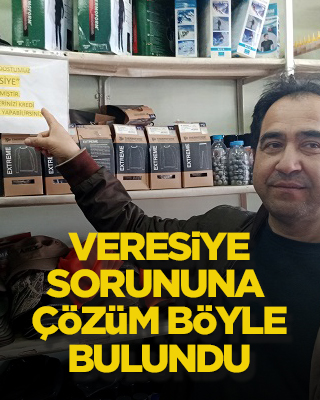 Veresiye sorununa çözüm böyle bulundu