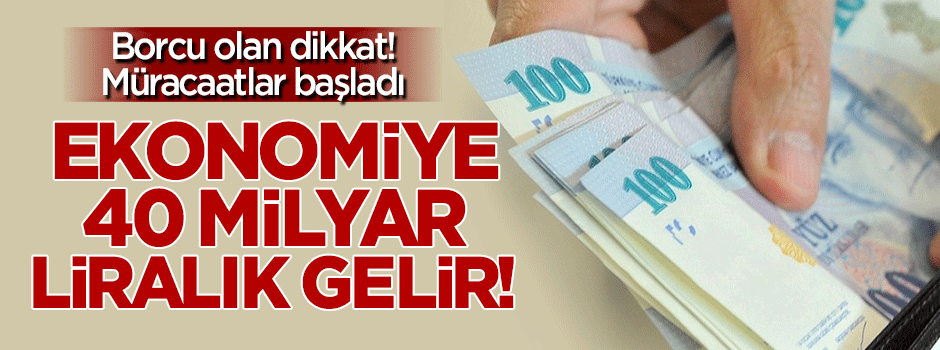 Vergi yapılandırma müracaatları başladı!