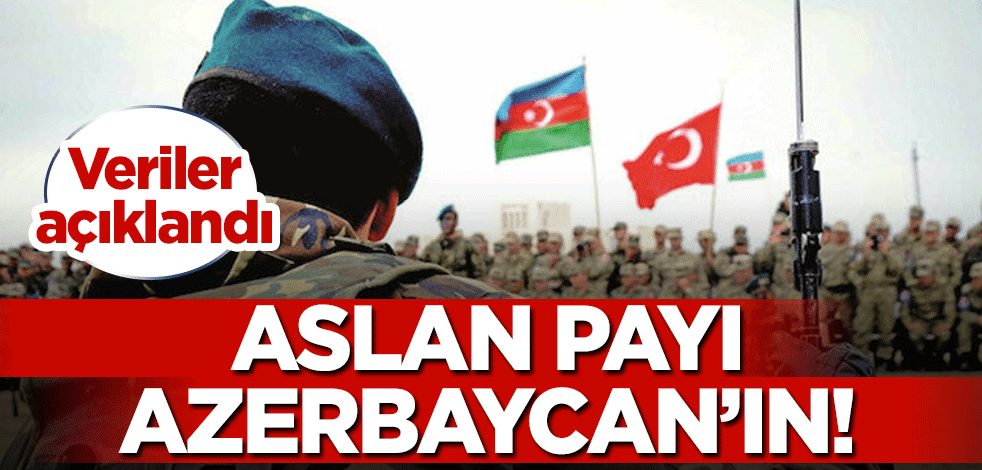 Veriler açıklandı: Aslan payı Azerbaycan'ın!
