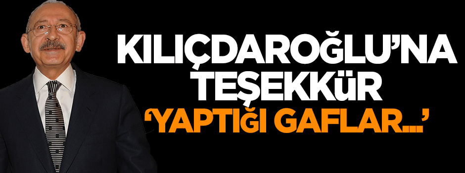 Veysel Eroğlu: Kılıçdaroğlu'na teşekkür ediyorum
