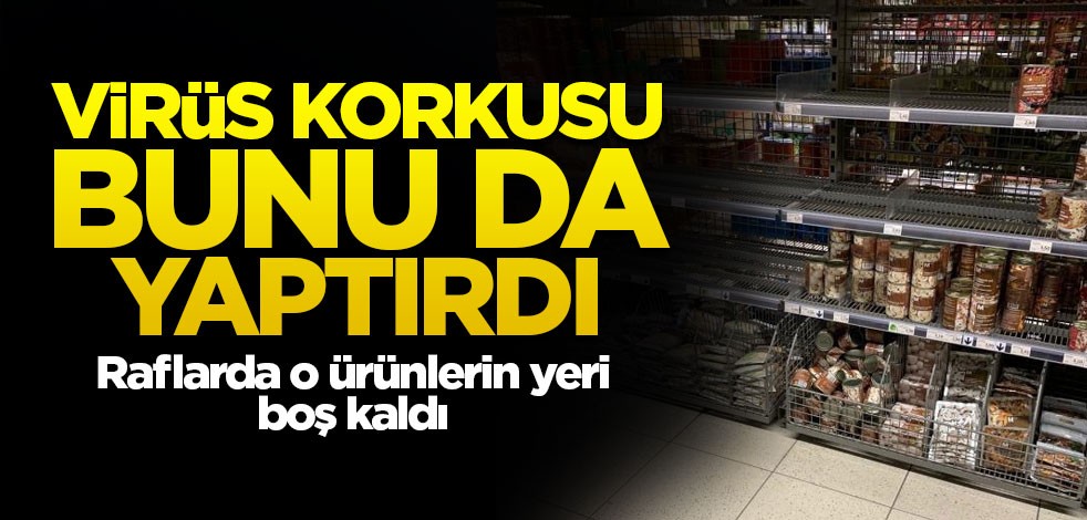 Virüs değil korku dünyayı tüketecek