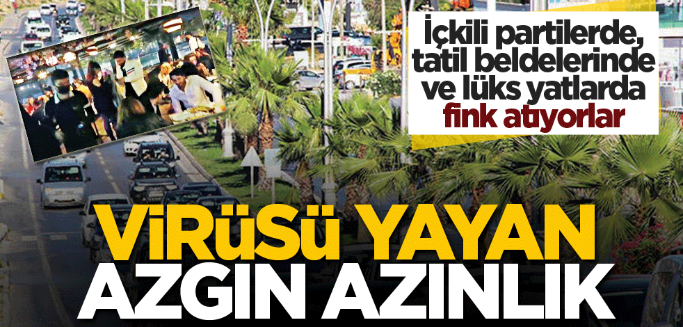 Virüsü yayan azgın azınlık