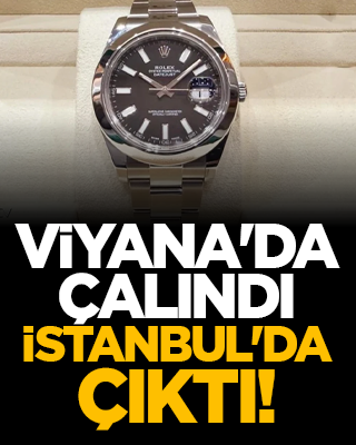 Viyana'da çalındı, İstanbul'da çıktı!