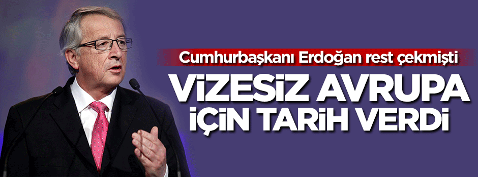 Vizesiz Avrupa için tarih geldi!