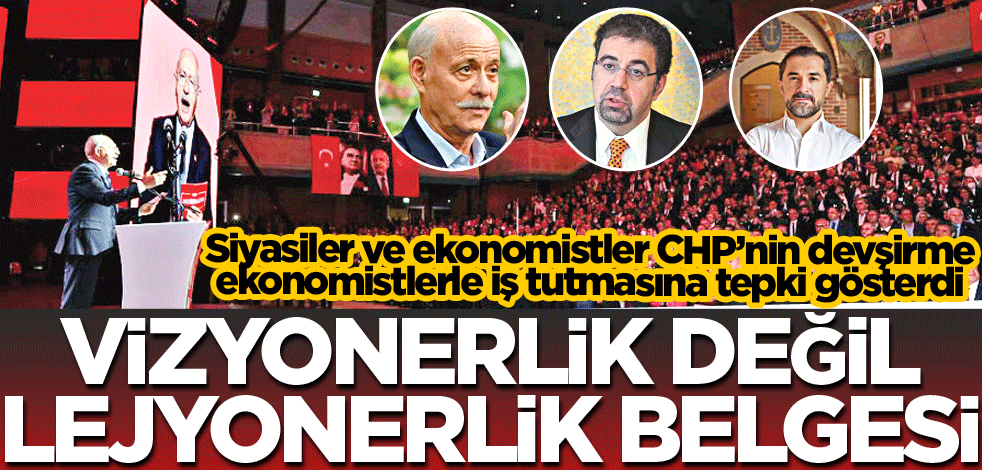 Vizyonerlik değil lejyonerlik belgesi