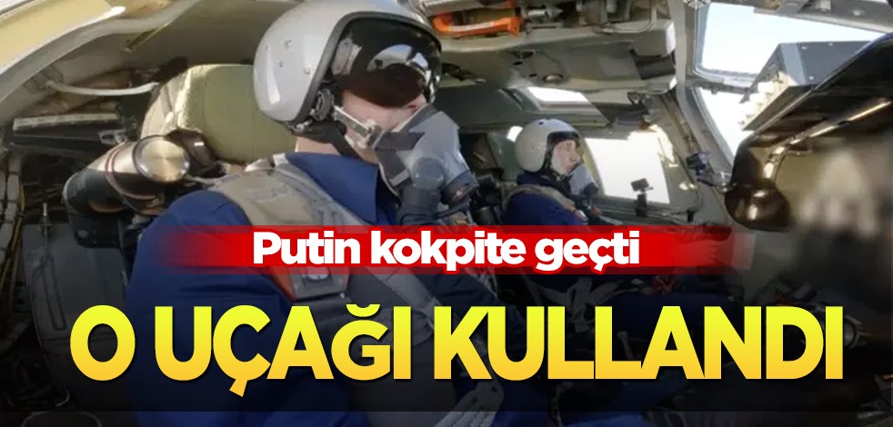  Vladimir Putin kokpite geçti! Yüksek teknoloji: Nükleer kapasiteli, bombardıman özellikli 'Tu-160M' ile uçtu!