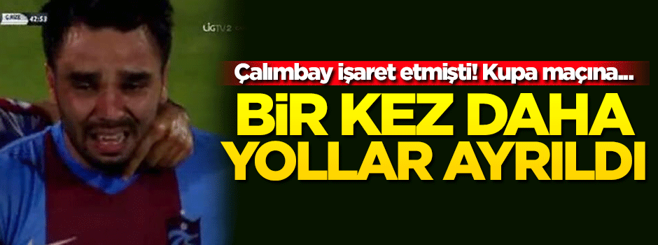 Volkan Şen bir kez daha yolları ayırıyor