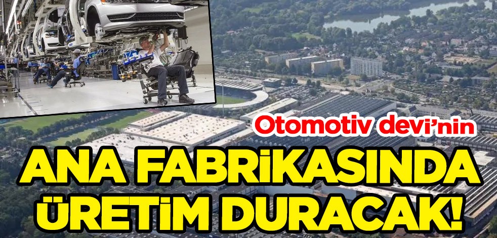 Volkswagen'den kötü haber! Tedarik krizi otomotiv devi Volkswagen'i vurdu: Fabrikasında üretim duracak