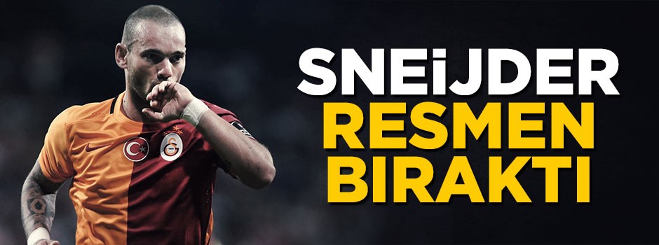 Wesley Sneijder milli takım kariyerine son noktayı koydu