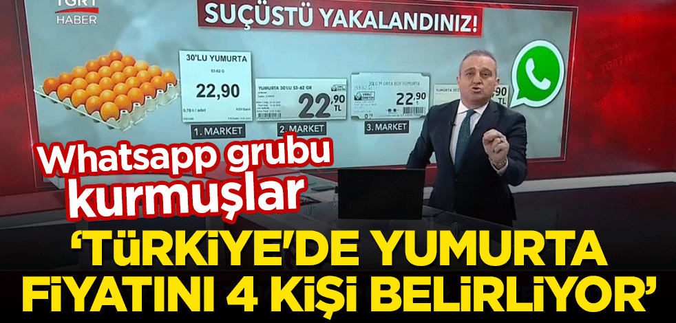 Whatsapp grubu kurmuşlar! "Türkiye'de yumurta fiyatını 4 kişi belirliyor"