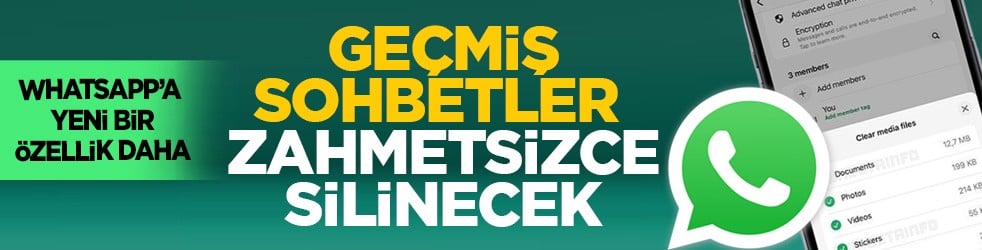 WhatsApp’a yeni bir özellik daha: Geçmiş sohbetler zahmetsizce silinecek