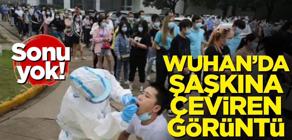 Wuhan'da şaşkına çeviren görüntü