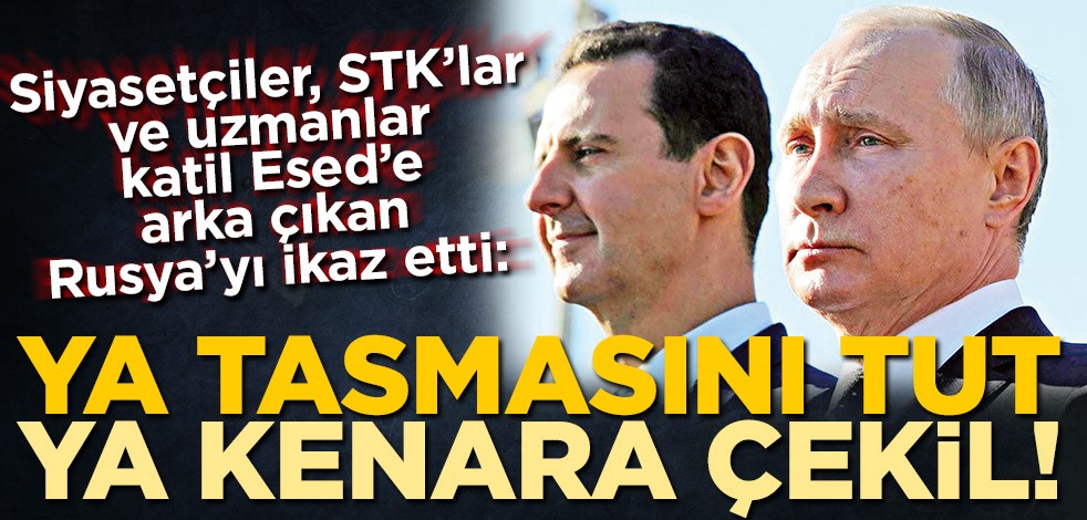 Ya tasmasını tutun ya önümüzden çekilin