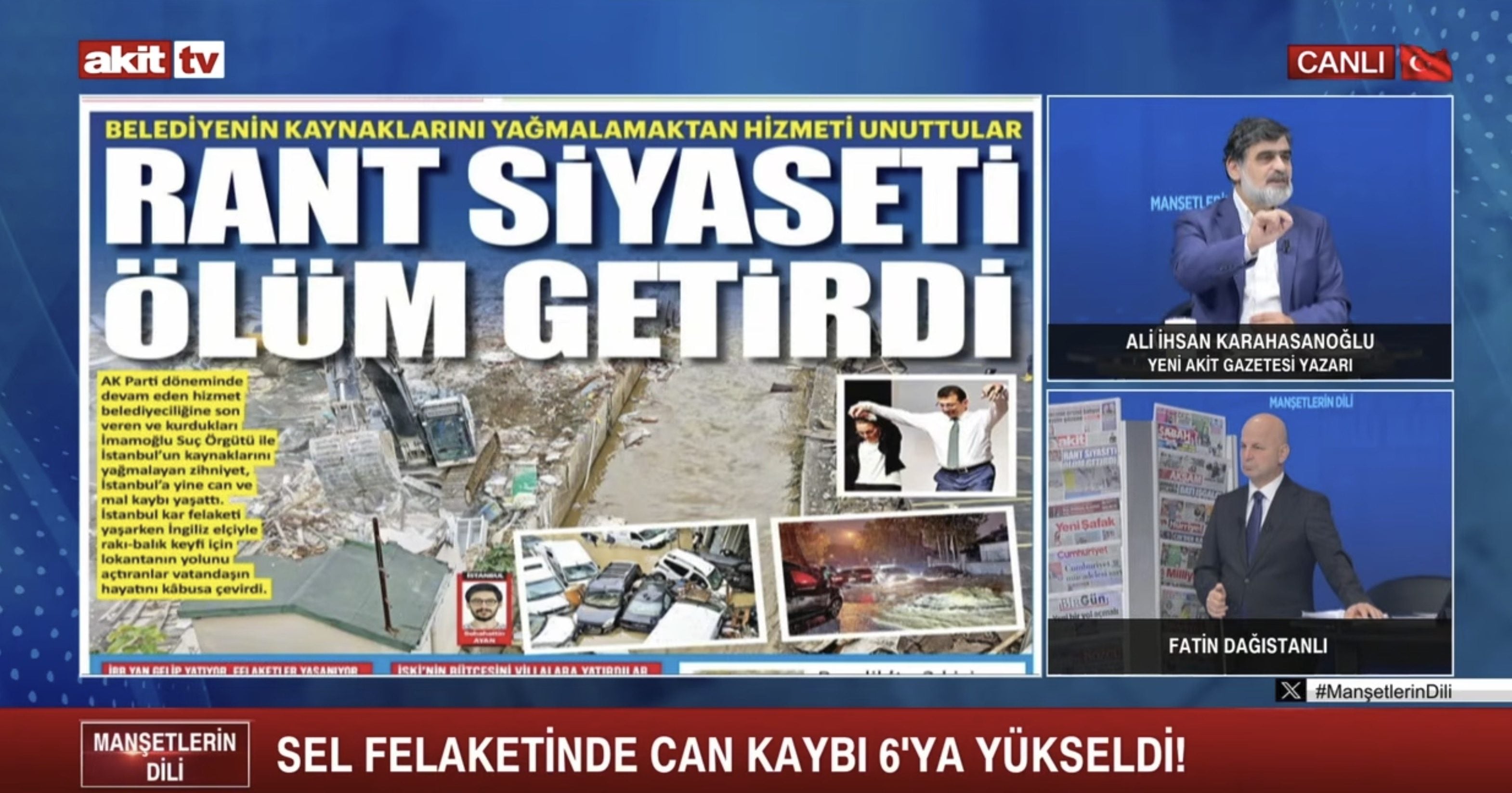 Yağmur sel oldu canlar gitti. Barajlar doldu mu?