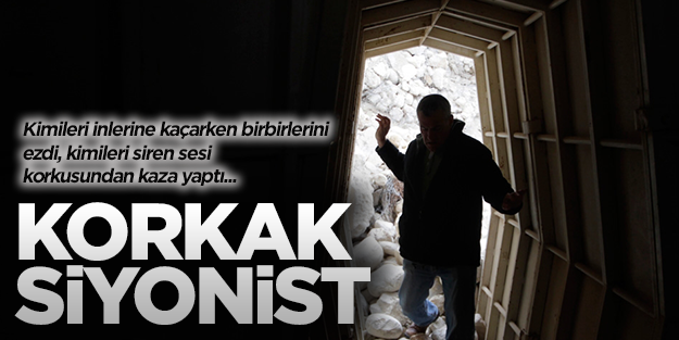 Yahudi'nin korkaklığı bir kez daha ispatlandı