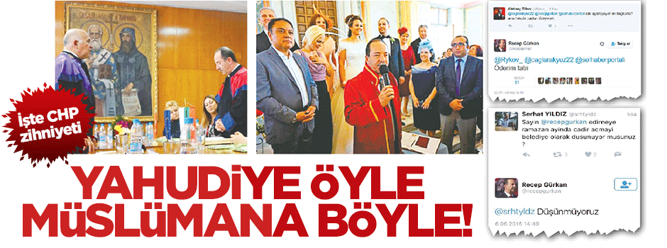 Yahudi’ye öyle Müslümana böyle