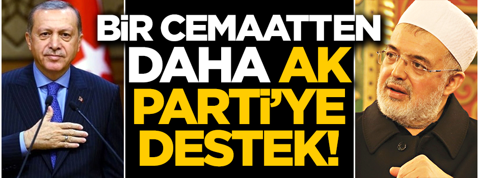 Yahyalı cemaatinden AK Parti’ye destek