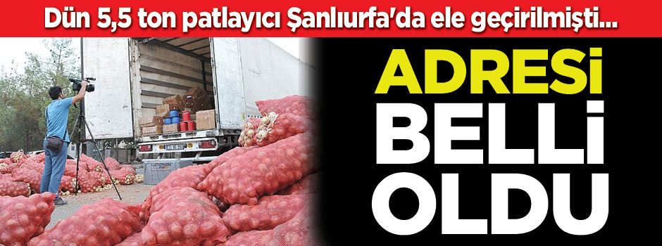 Yakalanan 5,5 ton plastik patlayıcı PYD'ye gidiyormuş