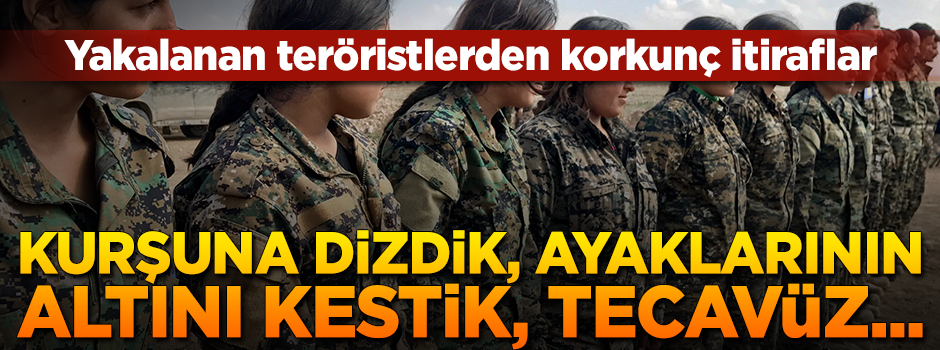 Yakalanan PKK'lı teröristler her şeyi itiraf etti!