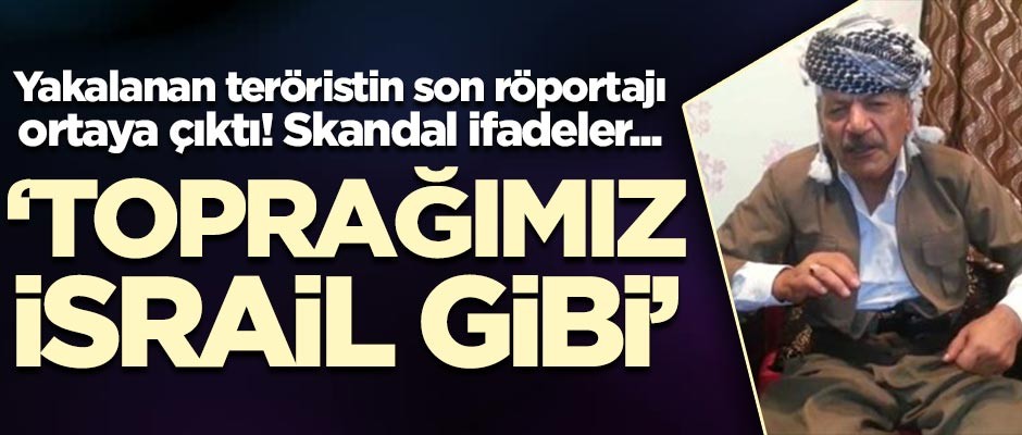 Yakalanan terörist Davut Bağıstani'nin röportajı ortaya çıktı!