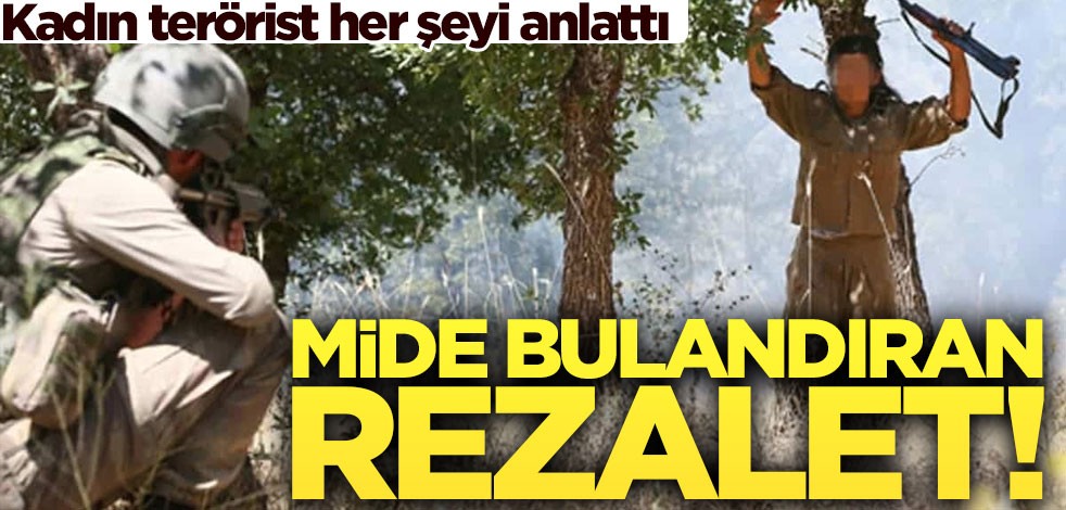 Yakalanan terörist mide bulandıran gerçekleri anlattı