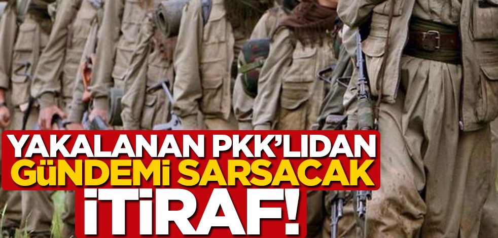 Yakalanan teröristten gündemi sarsacak itiraf! İl Başkanlığından Kobani'ye