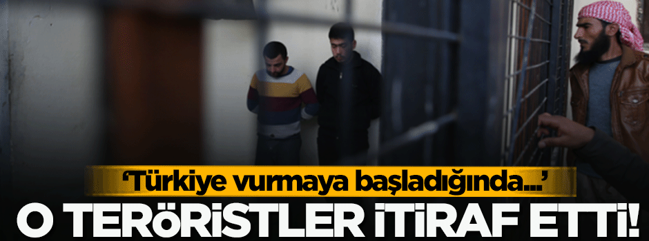 Yakalanan YPG'li teröristler itiraf etti