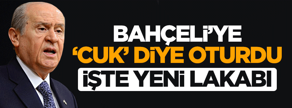 Yalçın Akdoğan'dan Bahçeli'ye 'Mr. no'lu eleştiri