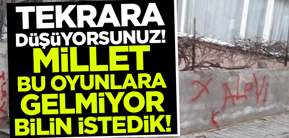 Yalova'da kirli eller devrede! 'Alevi' vatandaşlarımızın kapılarını işaretlediler