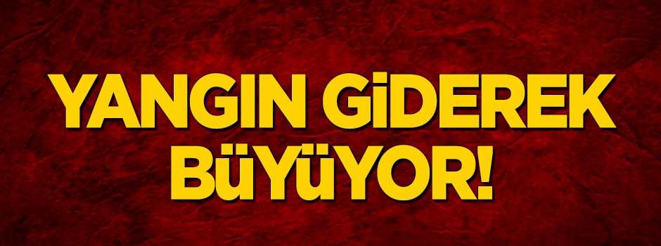 Yangın giderek büyüyor!
