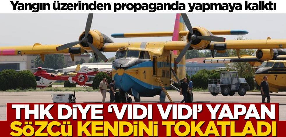 Yangını siyasete alet etti! THK diye 'vıdı vıdı' yapan Sözcü kendini tokatladı!