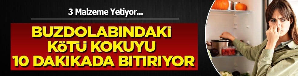 Yanlış duymadınız: 3 malzeme yetiyor! Hem buzdolabındaki kokuyu hem de temizliği 10 dakikada bitiriyor 