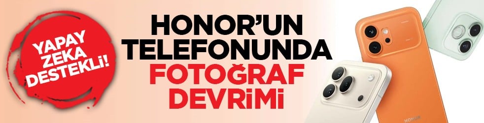 Yapay zeka destekli! Honor’un telefonunda fotoğraf devrimi