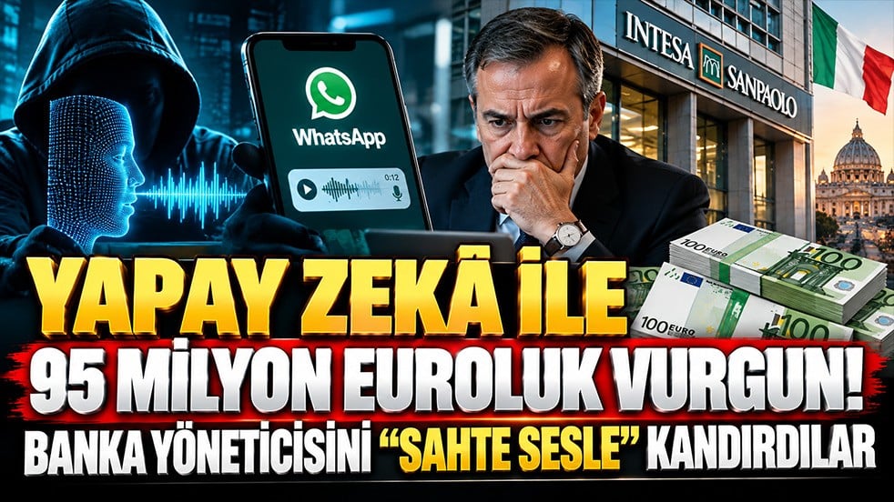  Yapay zekâ ile 95 milyon euroluk vurgun! Banka yöneticisini sahte sesle kandırdılar
