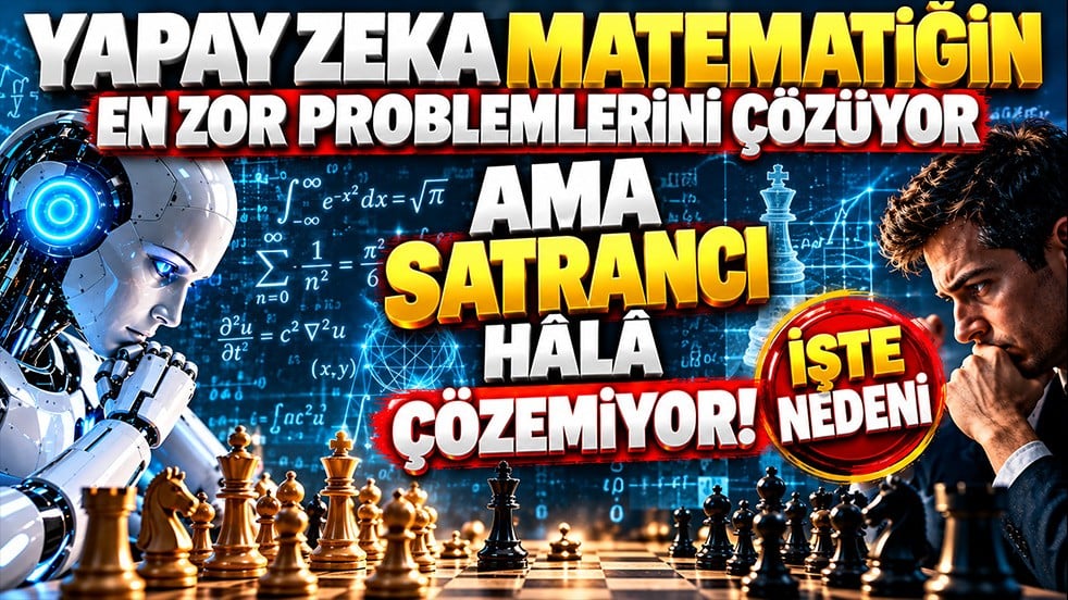 Yapay zekâ matematiğin en zor problemlerine kafa tutuyor ama satrancı hâlâ çözemiyor! İşte nedeni