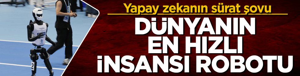 Yapay zekanın sürat şovu: Dünyanın en hızlı insansı robotu