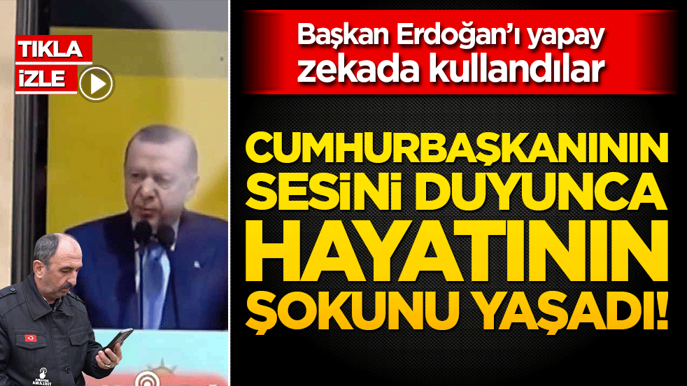 Yapay zekayla yapılan bu tuzağa kimse inanamadı! Cumhurbaşkanının sesini duyunca hayatının şokunu yaşadı!