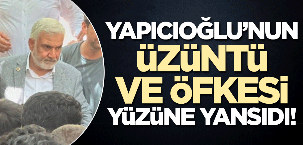 Yapıcıoğlu'nun Pişkin'in cenazesindeki üzüntü ve öfkesi kameraya böyle yansıdı!